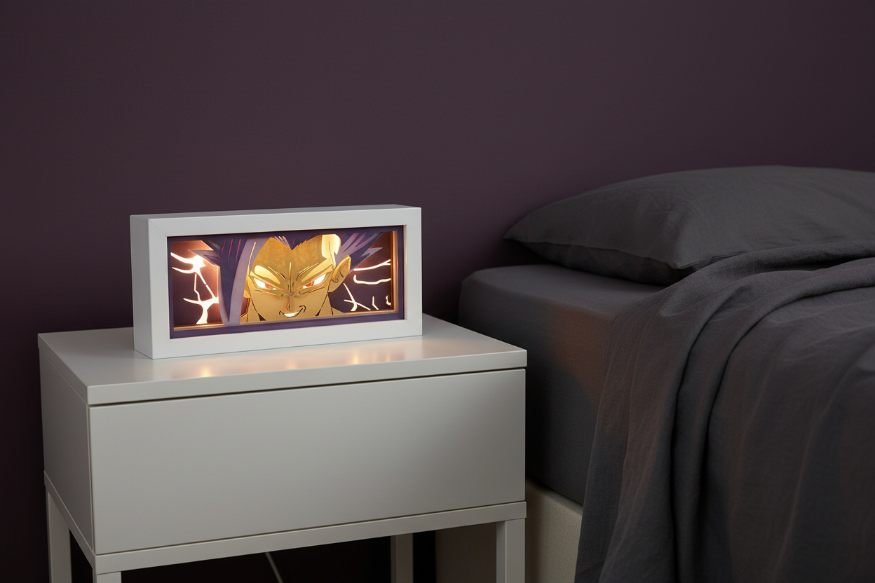 Lampe LED Manga Gohan Beast - Dragon Ball Télécommande RGB