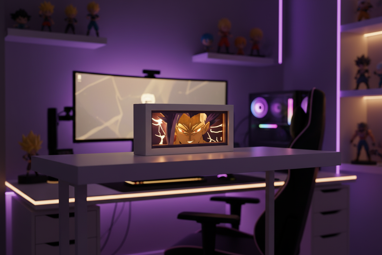 Lampe LED Manga Gohan Beast - Dragon Ball Télécommande RGB