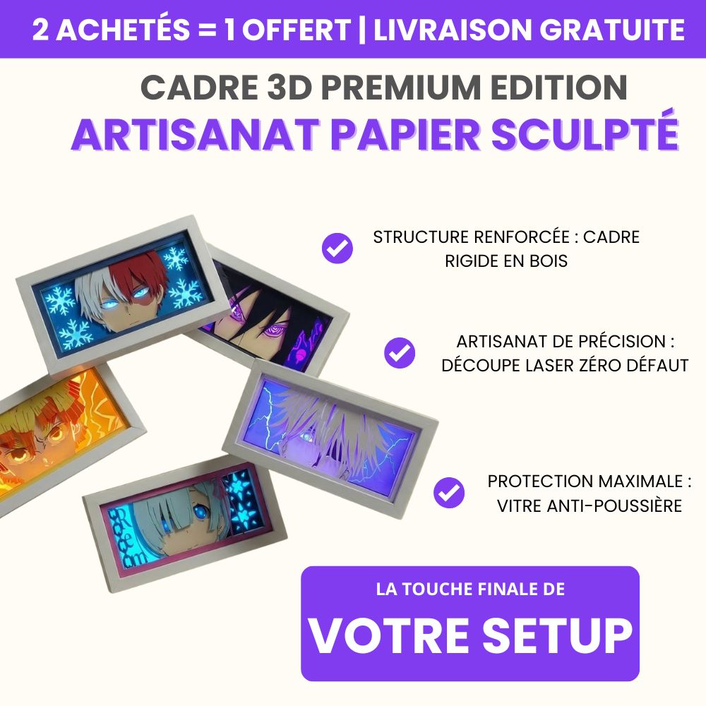 Lampe LED Manga Gohan Beast - Dragon Ball Télécommande RGB