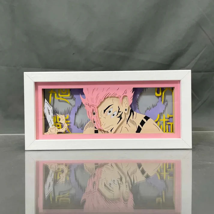Lampe LED Manga Sukuna Divine Flame - Jujutsu Kaisen Télécommande RGB