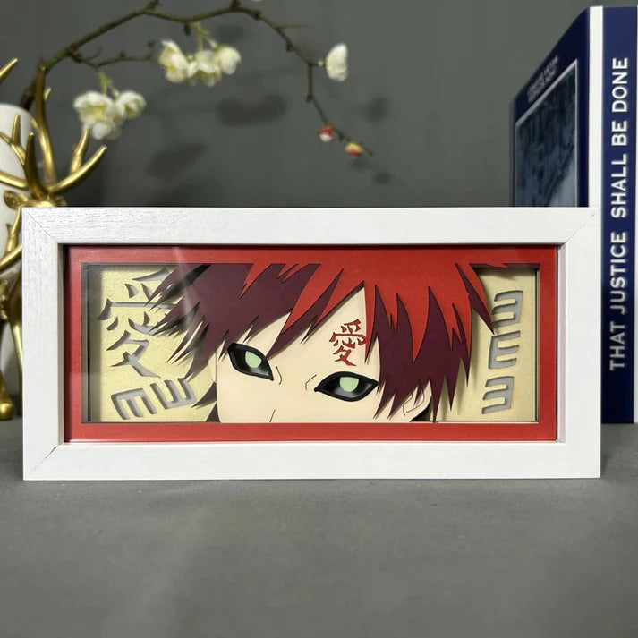 Lampe LED Manga Gaara - Naruto Télécommande RGB