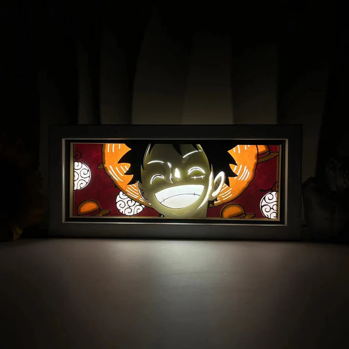 Lampe LED Manga Luffy Smile - One Piece Télécommande RGB
