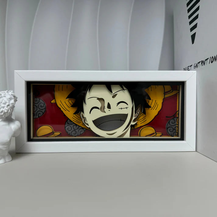 Lampe LED Manga Luffy Smile - One Piece Télécommande RGB