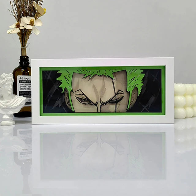 Lampe LED Manga Zoro - One Piece Télécommande RGB