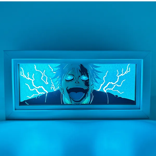 Lampe LED Manga Gojo Domain Expansion - Jujutsu Kaisen Télécommande RGB