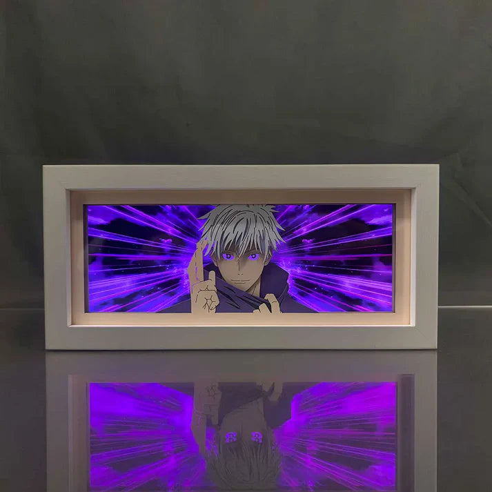 Lampe LED Manga Gojo Hollow Purple - Jujutsu Kaisen Télécommande RGB