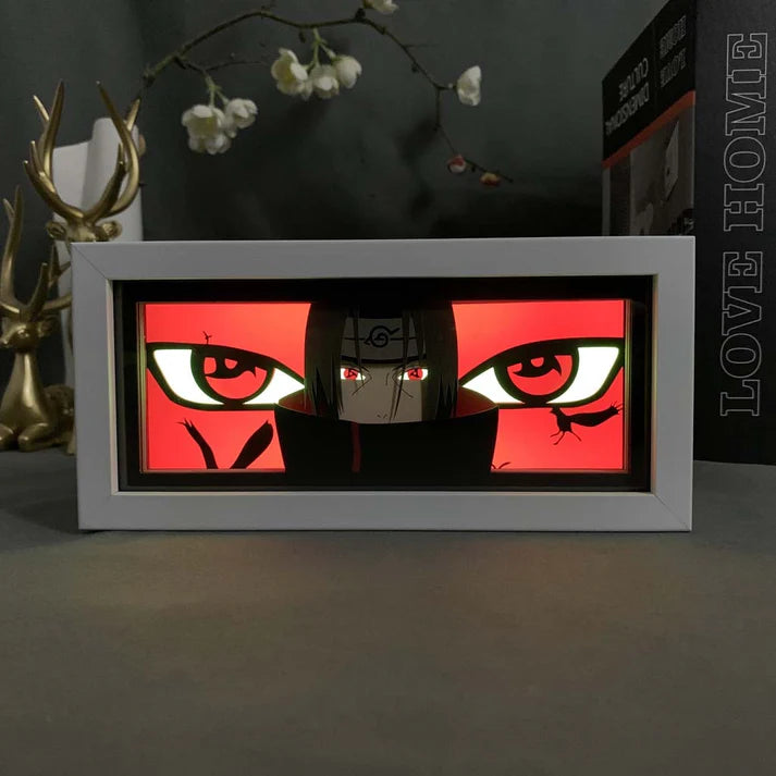 Lampe LED Manga Itachi Sharingan - Naruto Télécommande RGB