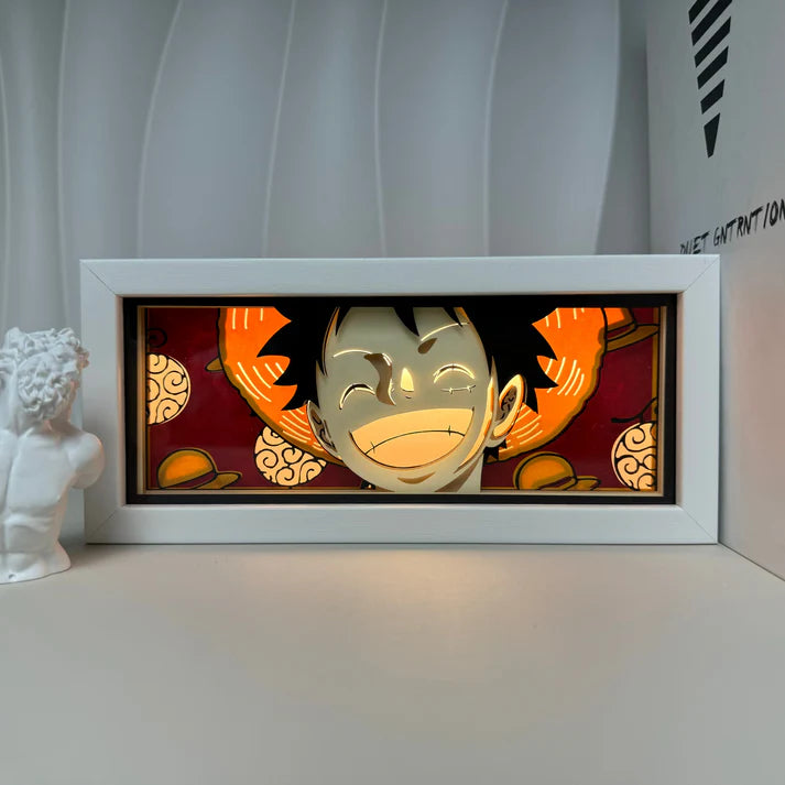 Lampe LED Manga Luffy Smile - One Piece Télécommande RGB