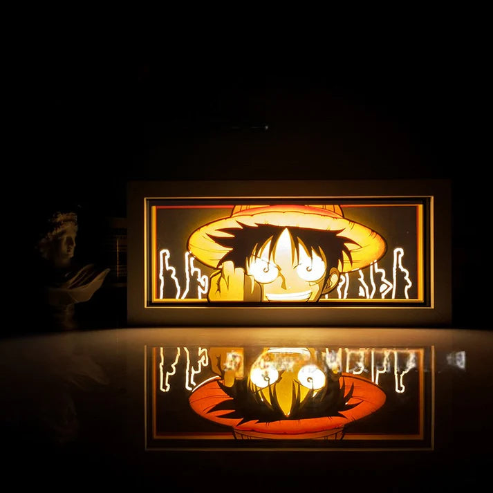 Lampe LED Manga Luffy Nakama - One Piece Télécommande RGB