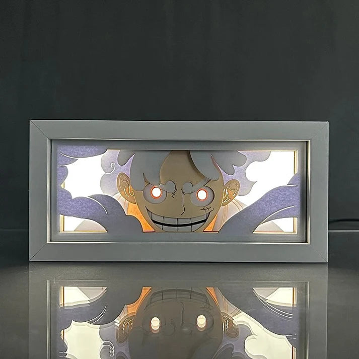 Lampe LED Manga Luffy Gear 4 - One Piece Télécommande RGB