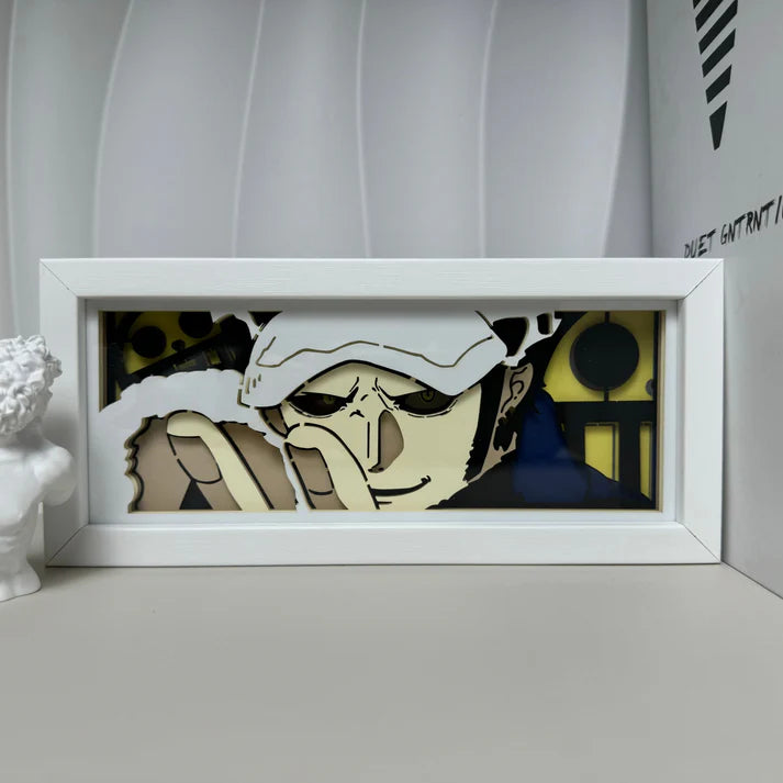 Lampe LED Manga Trafalgar Law Room - One Piece Télécommande RGB